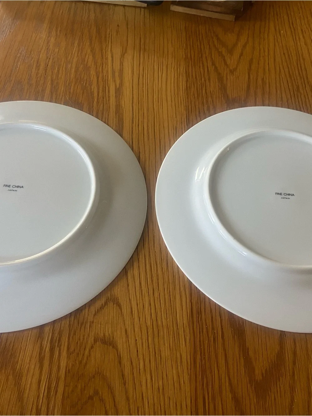 2 Holiday Holly Berries Fine China Dinner Plates- Made in Japan